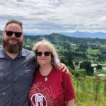 Shawn’s mom Sandy McHenry San dream comes to true to visit Nishikigoi starting point Yamakoshi .