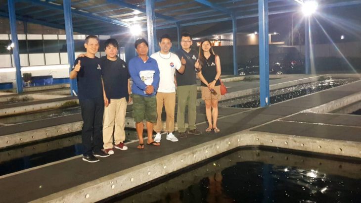 Tomodachi koi farm visit last midnight.