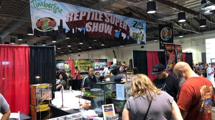 Reptile Super Show visit in California.