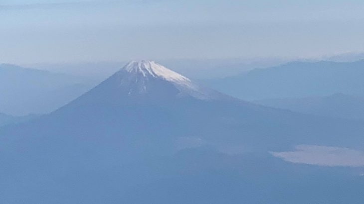 小松から羽田空港 上空