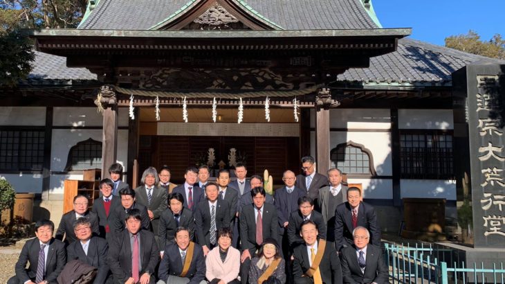 2019年1月7日 中山法華経寺にて初詣