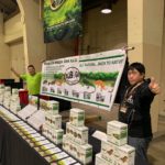 JPD business partner Probugs CEO Leslie Lim has a booth at Reptile super show 2019.