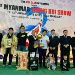 3th Myanmar koi show on 11-12-13 January 2019.