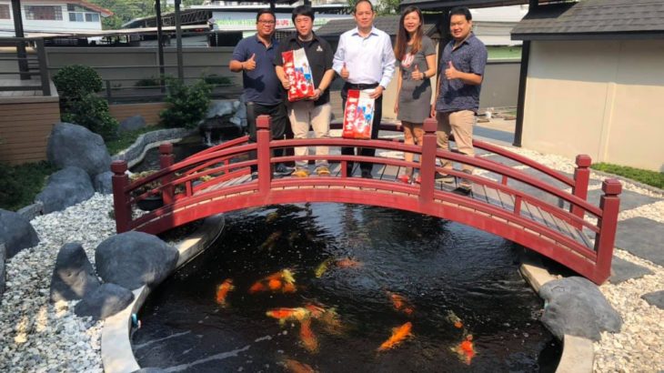 Siam Koi Farm visit on 21 January 2019 in Thailand Bangkok.