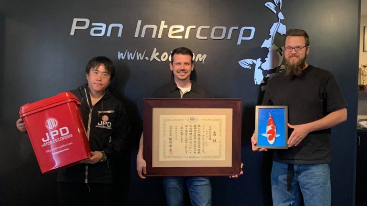 JPD authorized koi dealer “Pan Intercorp “ visit in Washington state USA.