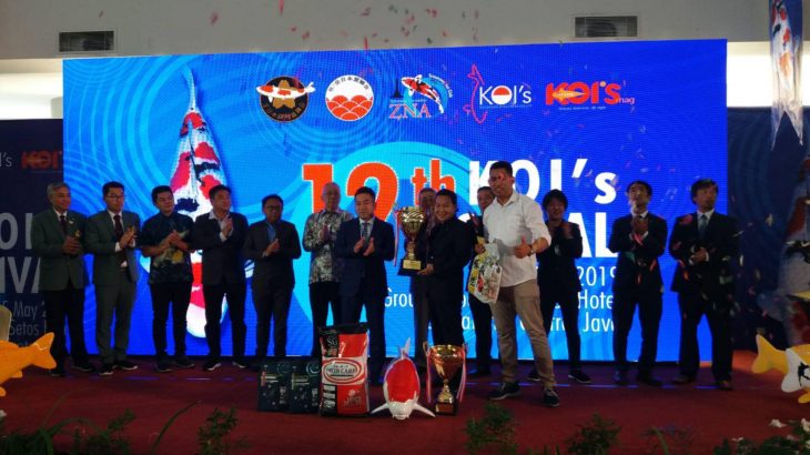 12th Koi’s Festival on May 5-6 2019 in Indonesia.JPD is honoured to sponsor in this koi show.