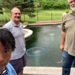 Indianapolis USA koi hobbyist Mr.Jim Woods-san’s pond visit on Jun 19 2019.