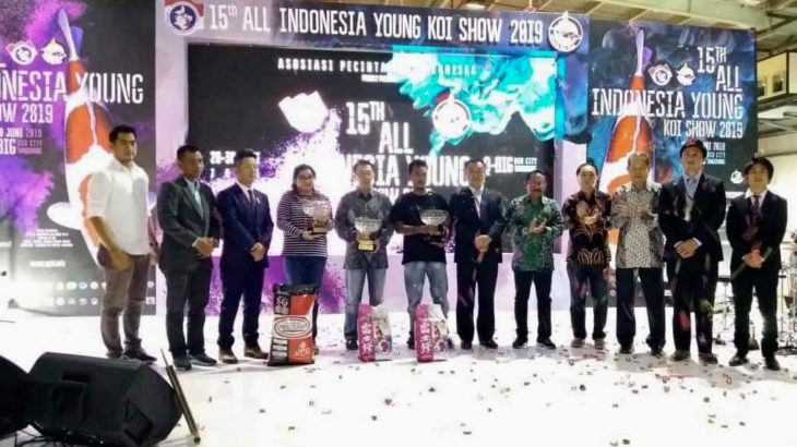 Grand Champion The 15th All Indonesia Young Koi Show 2019.