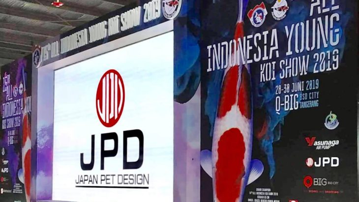 JPD Indonesia agent supported 15th All Indonesia Young Koi Show 2019.