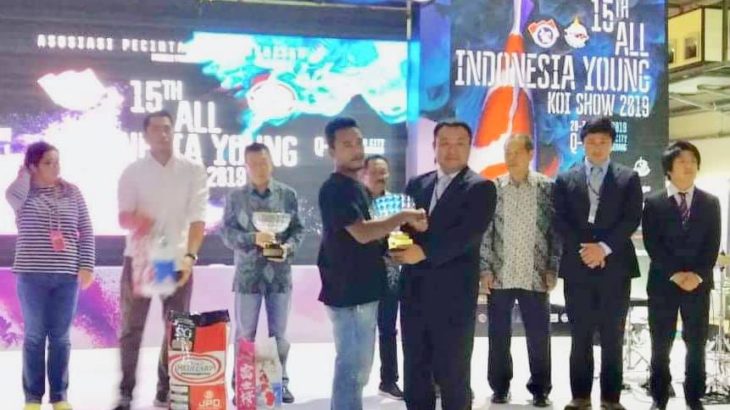 Grand Champion The 15th All Indonesia Young Koi Show 2019.