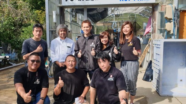 Marusaka Koi Farm visiting on Oct 19, 2019.