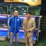 Mr.Chris San visit to JPD gold fish department .