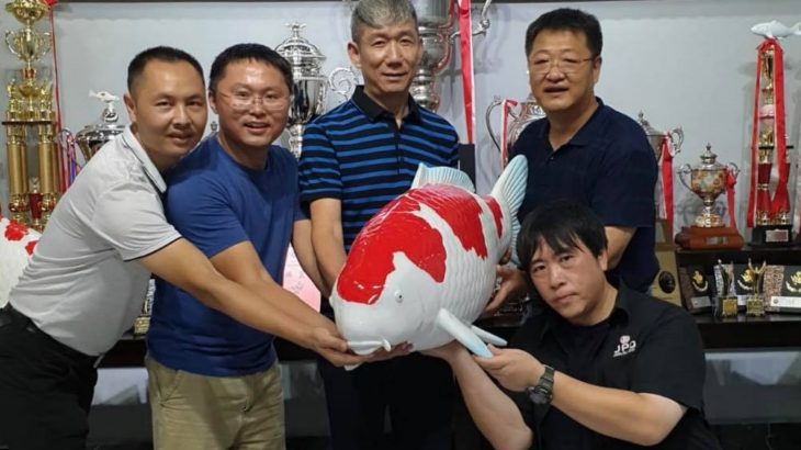 It was big Memorial Day Visiting to Mr. Pang Zhi Cheng koi farm. As you know one of the most famous koi hobbyist the world. He got the 2016 2019 Grand Champion of All Japan koi show owner. JPD very proud of good cooperation with him.