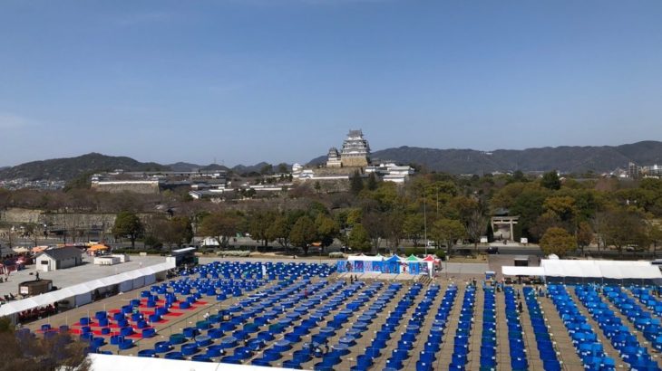 37th All Japan young Koi Show 2021 26 March in preparation.