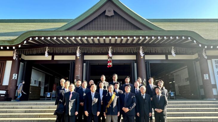 中山法華経寺にて初詣