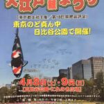 大江戸錦鯉まつり 訪問 2017年4月8日9日