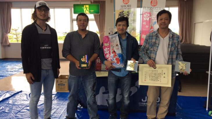 Th7 Tohoku Hokkaido area young koi show.