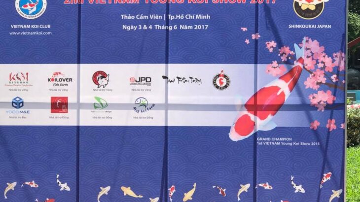 3-4 Jun2017 2Th Vietnam Young Koi Show visit.